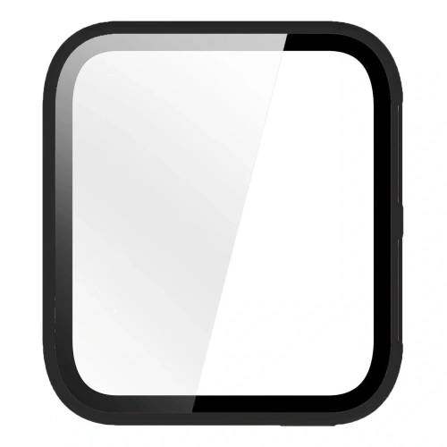 Etui ze szkłem do zegarka Bizon Case+Glass Watch do Garmin Venu X1 czarne