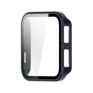 Etui ze szkłem do zegarka Bizon Case+Glass Watch do Garmin Venu X1 niebieskie