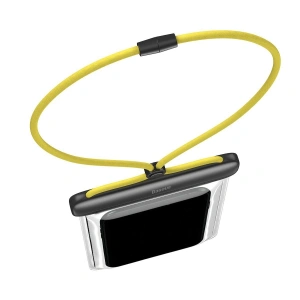 Wholesale Universal waterproof case Baseus Let's Go for smartphones (black-yellow) - BSU1551BLKYEL - {ean13} - Hurt