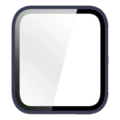 Etui ze szkłem do zegarka Bizon Case+Glass Watch do Garmin Venu X1 niebieskie