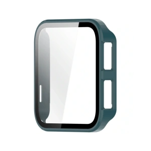 Etui ze szkłem do zegarka Bizon Case+Glass Watch do Garmin Venu X1 zielone