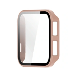 Etui ze szkłem do zegarka Bizon Case+Glass Watch do Garmin Venu X1 różowe
