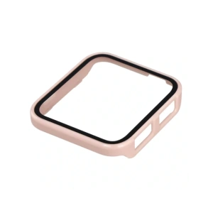 Etui ze szkłem do zegarka Bizon Case+Glass Watch do Garmin Venu X1 różowe