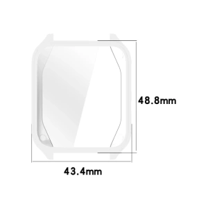 Etui z osłoną ekranu Bizon Case Watch Felipe do Garmin Venu X1 przezroczyste
