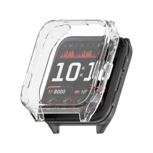 Etui z osłoną ekranu Bizon Case Watch Felipe do Garmin Venu X1 przezroczyste