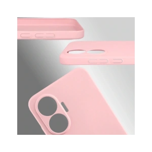 Etui Bizon Case Łupka do Xiaomi POCO F7 różowe