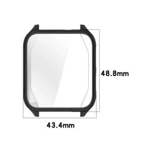 Etui z osłoną ekranu Bizon Case Watch Felipe do Garmin Venu X1 czarne