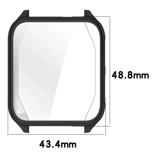 Etui z osłoną ekranu Bizon Case Watch Felipe do Garmin Venu X1 czarne