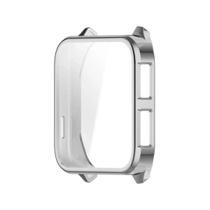 Etui z osłoną ekranu Bizon Case Watch Felipe do Garmin Venu X1 srebrne