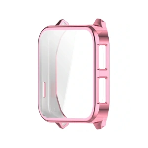 Etui z osłoną ekranu Bizon Case Watch Felipe do Garmin Venu X1 różowe