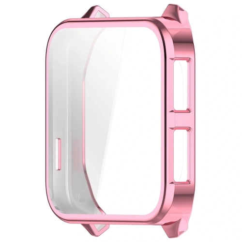 Etui z osłoną ekranu Bizon Case Watch Felipe do Garmin Venu X1 różowe