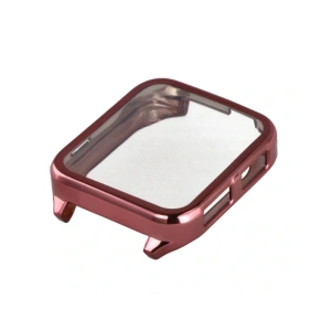 Etui z osłoną ekranu Bizon Case Watch Felipe do Garmin Venu X1 różowe