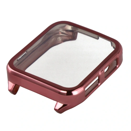 Etui z osłoną ekranu Bizon Case Watch Felipe do Garmin Venu X1 różowe