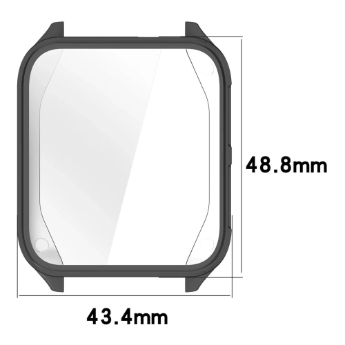 Etui z osłoną ekranu Bizon Case Watch Felipe do Garmin Venu X1 szare