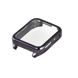 Etui z osłoną ekranu Bizon Case Watch Felipe do Garmin Venu X1 szare