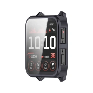 Etui z osłoną ekranu Bizon Case Watch Felipe do Garmin Venu X1 szare
