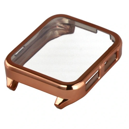 Etui z osłoną ekranu Bizon Case Watch Felipe do Garmin Venu X1 różowozłote