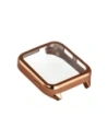 Etui z osłoną ekranu Bizon Case Watch Felipe do Garmin Venu X1 różowozłote
