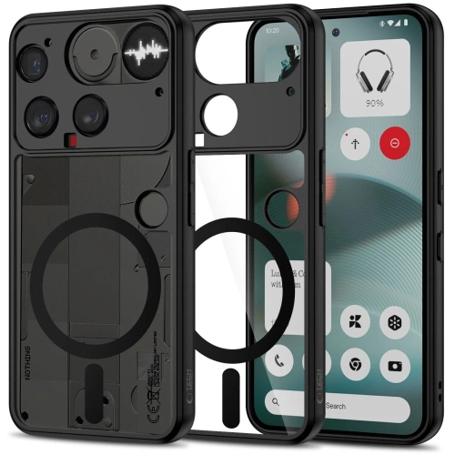 Etui Tech-Protect Magmat Magsafe Nothing Phone 3 Black/clear