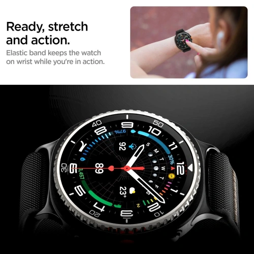 Pasek Spigen Lite Fit do Samsung Galaxy Watch 8 / Classic 40/44/46mm Black