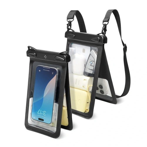 Etui wodoodporne Spigen A603 Universal Waterproof Case Black