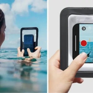 Spigen A603 Univerzális vízálló tok Fekete