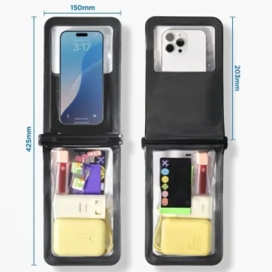 Spigen A603 Universelle wasserdichte Hülle Schwarz