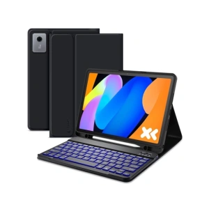 Etui z klapką Tech-Protect SmartCase Pen + Keyboard do Lenovo Idea Tab 11.0 TB-336 Black