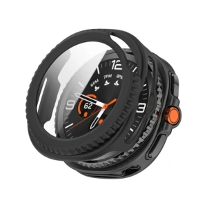 Etui z szybką Tech-Protect Defense do Samsung Galaxy Watch 8 Classic 46mm Black