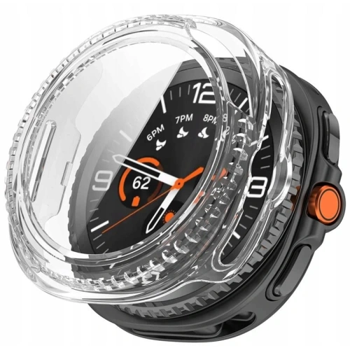 Etui z szybką Tech-Protect Defense do Samsung Galaxy Watch 8 Classic 46mm Clear