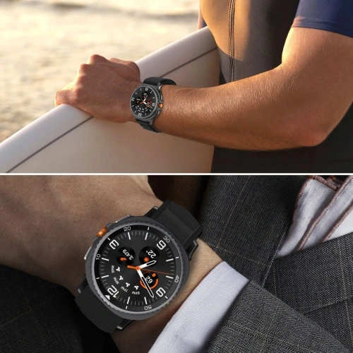 Pasek Tech-Protect Nylon Pro do Samsung Galaxy Watch 8 / Classic 40/44/46mm Orange