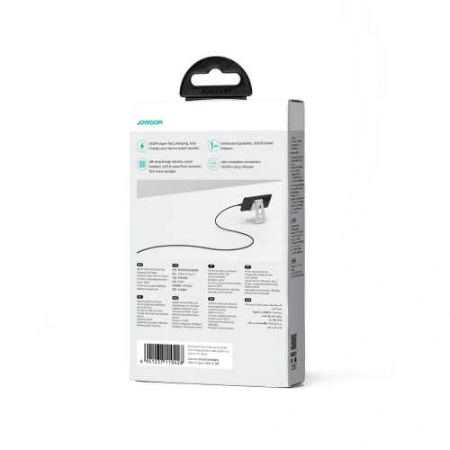 [CR] Kabel Joyroom Multi-Color Series SA34-AC6 USB-A / USB-C 100W 1m czarny
