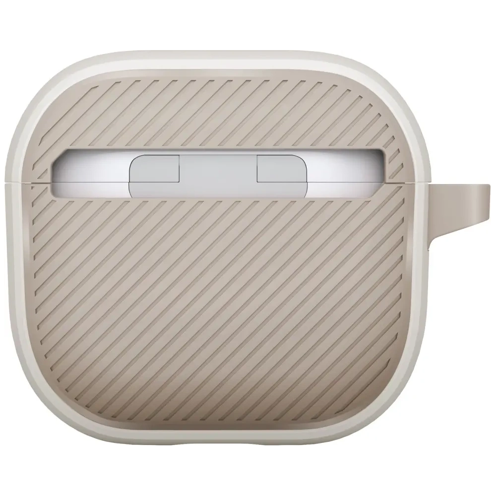 Etui UNIQ Clyde do Apple AirPods 4 Lock Case beżowy