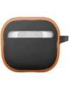 Etui UNIQ Clyde do Apple AirPods 4 Lock Case pomarańczowy