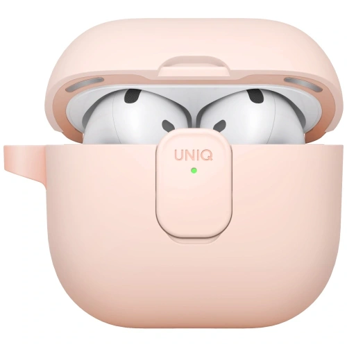 Etui UNIQ Clyde do Apple AirPods 4 Lock Case różowy