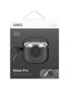 Etui UNIQ Glase Pro do Apple AirPods 4 Lock Case dymny