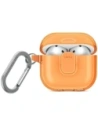 Etui UNIQ Glase Pro do Apple AirPods 4 Lock Case pomarańczowy