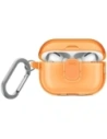 Etui UNIQ Glase Pro do Apple AirPods Pro 2 Lock Case pomarańczowy