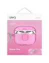 Etui UNIQ Glase Pro do Apple AirPods Pro 2 Lock Case różowy