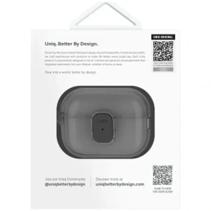 Etui UNIQ Glase Pro do Apple AirPods Pro 2 Lock Case żółty