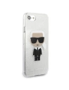 Hurtownia GSM - Etui Karl Lagerfeld KLHCI8TPUTRIKSL Apple iPhone SE 2022/SE 2020/8/7 silber/silver Glitter Ikonik Karl - KLD298SLV - {ean13} - Hurt