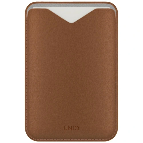 Portfel magnetyczny z funkcją podstawki UNIQ Lyden Evo caramel