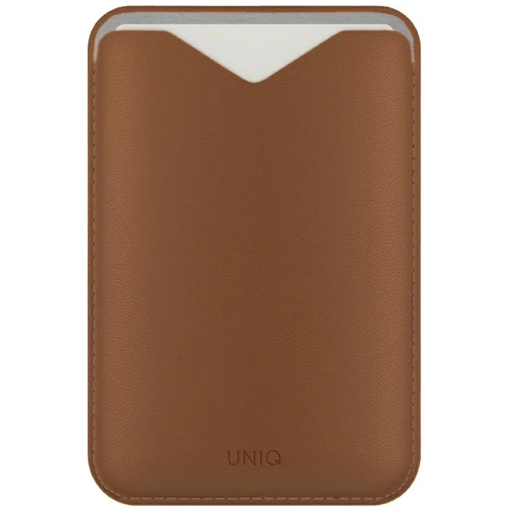 Portfel magnetyczny z funkcją podstawki UNIQ Lyden Evo caramel