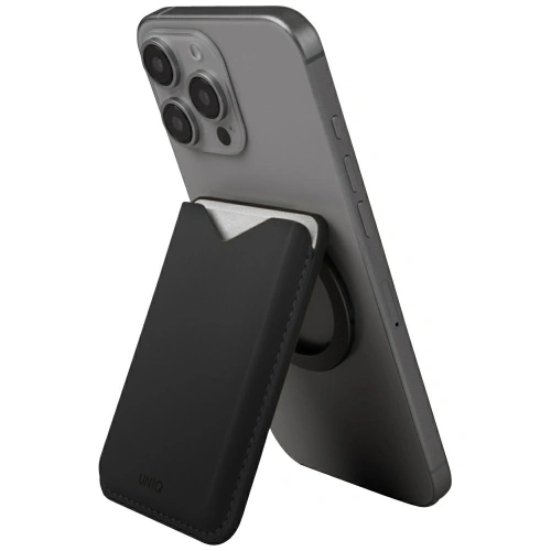 Portfel magnetyczny z funkcją podstawki UNIQ Lyden Evo czarny