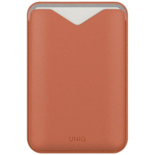 Portfel magnetyczny z funkcją podstawki UNIQ Lyden Evo terracotta