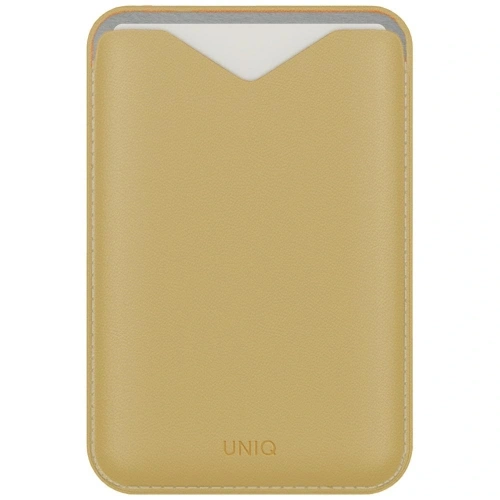 Portfel magnetyczny z funkcją podstawki UNIQ Lyden Evo żółty