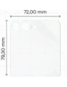Folia matowa Bizon Glass Film Sun Duo do Samsung Galaxy Z Flip7 [2 PACK]