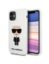 Etui Karl Lagerfeld KLHCN61SLFKWH Apple iPhone 11 hardcase biały/white Silicone Iconic