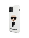 Wholesale Karl Lagerfeld KLHCN61SLFKWH Apple iPhone 11 hardcase white Silicone Iconic - KLD300WHT - {ean13} - Hurt
