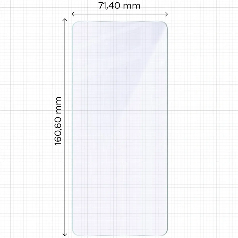 Elastyczne szkło hybrydowe Bizon Glass Mule do Motorola Moto G56 5G